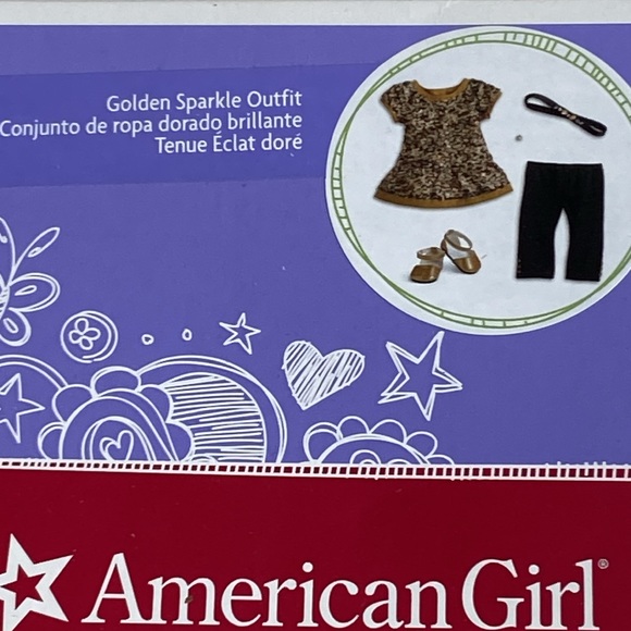 American Girl Truly Me Golden Sparkle Outfit 18" Doll - Picture 3 of 8